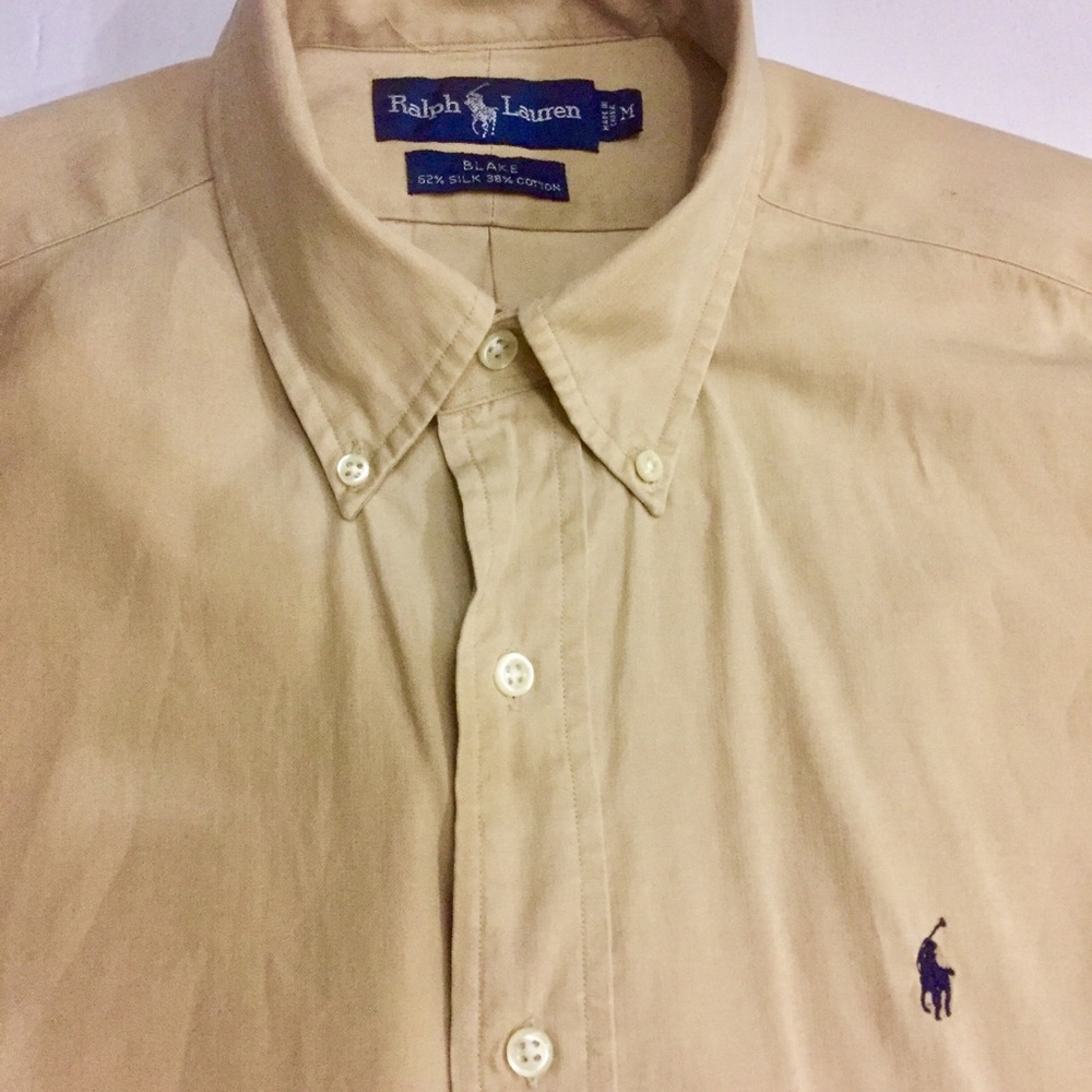 🌹HP🌹Silk Herringbone Shirt - Picture 2 of 5